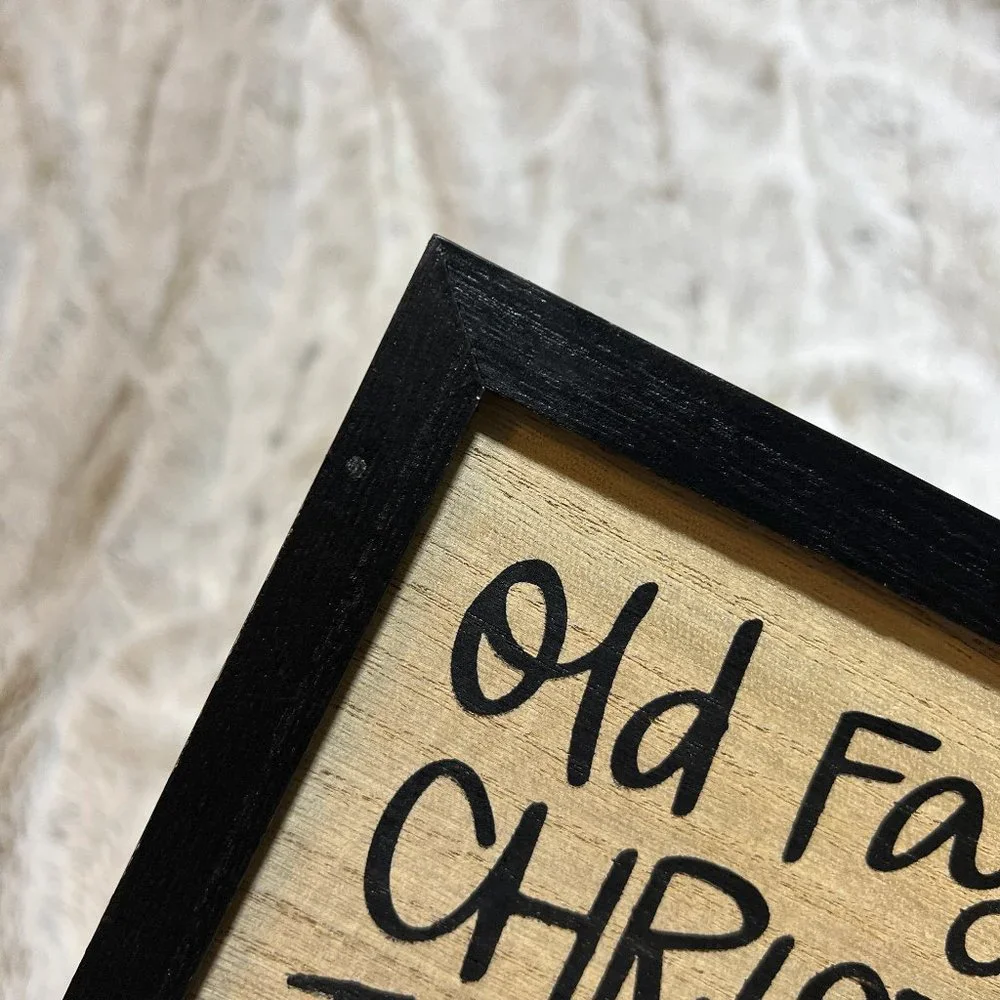 [Target] Bullseye's Playground Old Fashioned Christmas Tree Farm Home Decor Sign